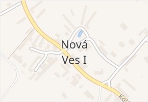 Nová Ves I v obci Nová Ves I - mapa části obce