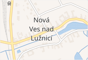 Nová Ves nad Lužnicí v obci Nová Ves nad Lužnicí - mapa části obce