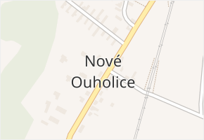 Nové Ouholice v obci Nová Ves - mapa části obce