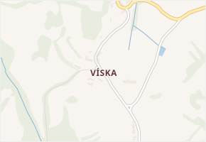 Víska v obci Nová Ves - mapa části obce