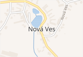 Nová Ves v obci Nová Ves - mapa části obce