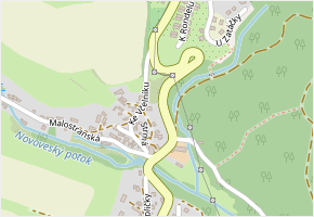 Mníšecká v obci Nová Ves pod Pleší - mapa ulice