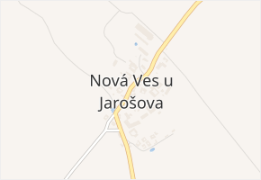 Nová Ves u Jarošova v obci Nová Ves u Jarošova - mapa části obce