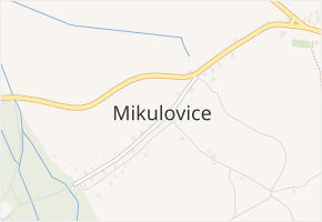 Mikulovice v obci Nová Ves v Horách - mapa části obce