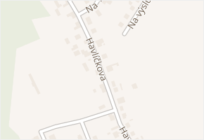 Havlíčkova v obci Nové Dvory - mapa ulice