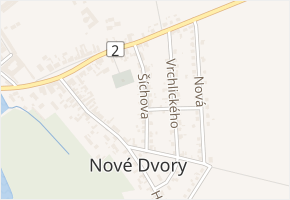 Šíchova v obci Nové Dvory - mapa ulice