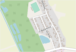 U Bažantnice v obci Nové Dvory - mapa ulice