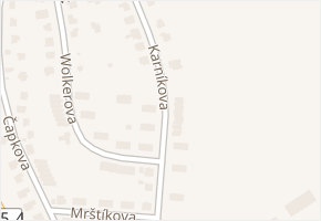 Karníkova v obci Nové Město na Moravě - mapa ulice