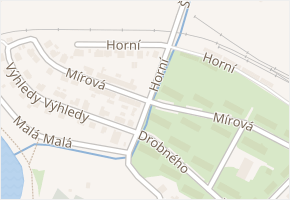 Mírová v obci Nové Město na Moravě - mapa ulice