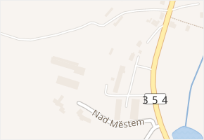 Nad Městem v obci Nové Město na Moravě - mapa ulice