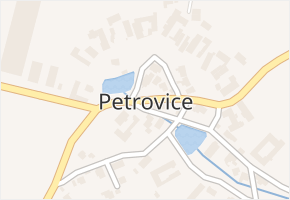 Petrovice v obci Nové Město na Moravě - mapa části obce