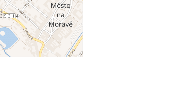 Smrková v obci Nové Město na Moravě - mapa ulice