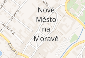 Tři Kříže v obci Nové Město na Moravě - mapa ulice
