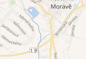 U Jelínkova mlýna v obci Nové Město na Moravě - mapa ulice