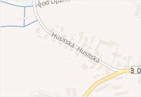 Husitská v obci Nové Město nad Metují - mapa ulice