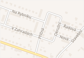 Příčná v obci Nové Město nad Metují - mapa ulice