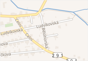 Bělohorská v obci Nové Město pod Smrkem - mapa ulice
