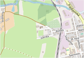 Blahoslavova v obci Nové Město pod Smrkem - mapa ulice