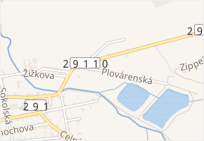 Plovárenská v obci Nové Město pod Smrkem - mapa ulice