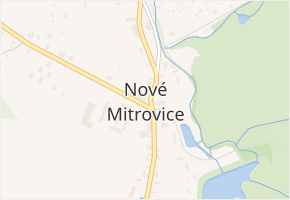 Nové Mitrovice v obci Nové Mitrovice - mapa části obce