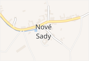 Nové Sady v obci Nové Sady - mapa části obce