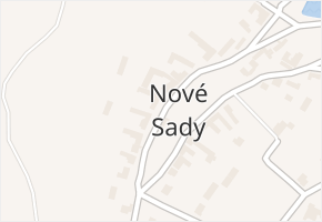 Nové Sady v obci Nové Sady - mapa části obce