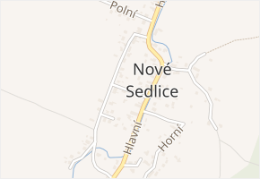 Příčná v obci Nové Sedlice - mapa ulice