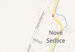 Zahumenní v obci Nové Sedlice - mapa ulice