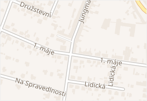 1. máje v obci Nové Strašecí - mapa ulice