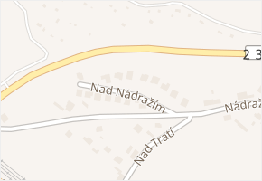 Nad Nádražím v obci Nové Strašecí - mapa ulice