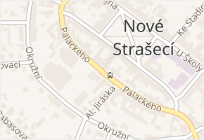 Palackého v obci Nové Strašecí - mapa ulice