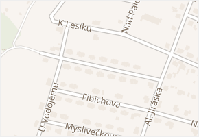 Vojty Kuchynky v obci Nové Strašecí - mapa ulice