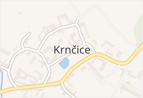Krnčice v obci Nové Syrovice - mapa části obce