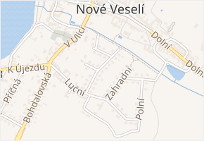 Potoční v obci Nové Veselí - mapa ulice