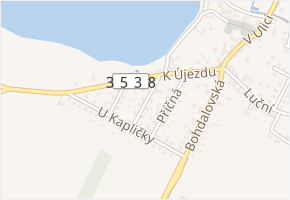 Střední v obci Nové Veselí - mapa ulice