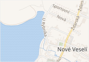 U Rybníka v obci Nové Veselí - mapa ulice