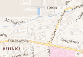 Smetanova v obci Novosedlice - mapa ulice