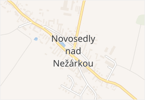 Novosedly nad Nežárkou v obci Novosedly nad Nežárkou - mapa části obce