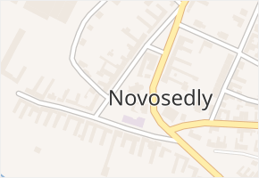 Novosedly v obci Novosedly - mapa části obce