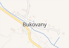Bukovany v obci Nový Bor - mapa části obce