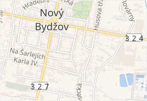 Al. Jiráska v obci Nový Bydžov - mapa ulice