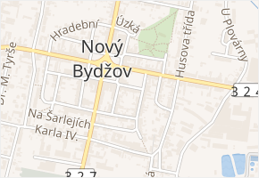 Bož. Němcové v obci Nový Bydžov - mapa ulice