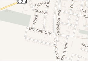 Dr. Vojtěcha v obci Nový Bydžov - mapa ulice