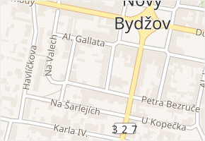 Komenského v obci Nový Bydžov - mapa ulice