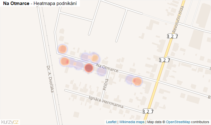 Mapa Na Otmarce - Firmy v ulici.