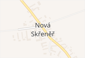 Nová Skřeněř v obci Nový Bydžov - mapa části obce