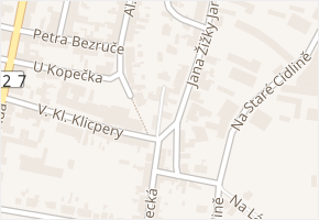 Pod Kopečkem v obci Nový Bydžov - mapa ulice