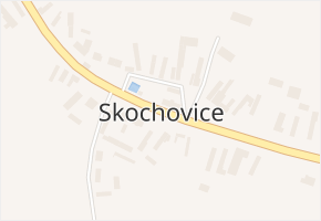 Skochovice v obci Nový Bydžov - mapa části obce