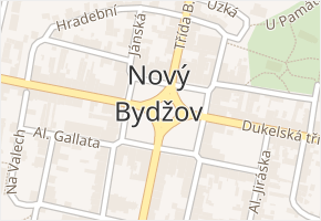 Stanislava Hudečka v obci Nový Bydžov - mapa ulice