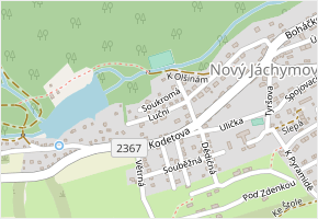 Luční v obci Nový Jáchymov - mapa ulice
